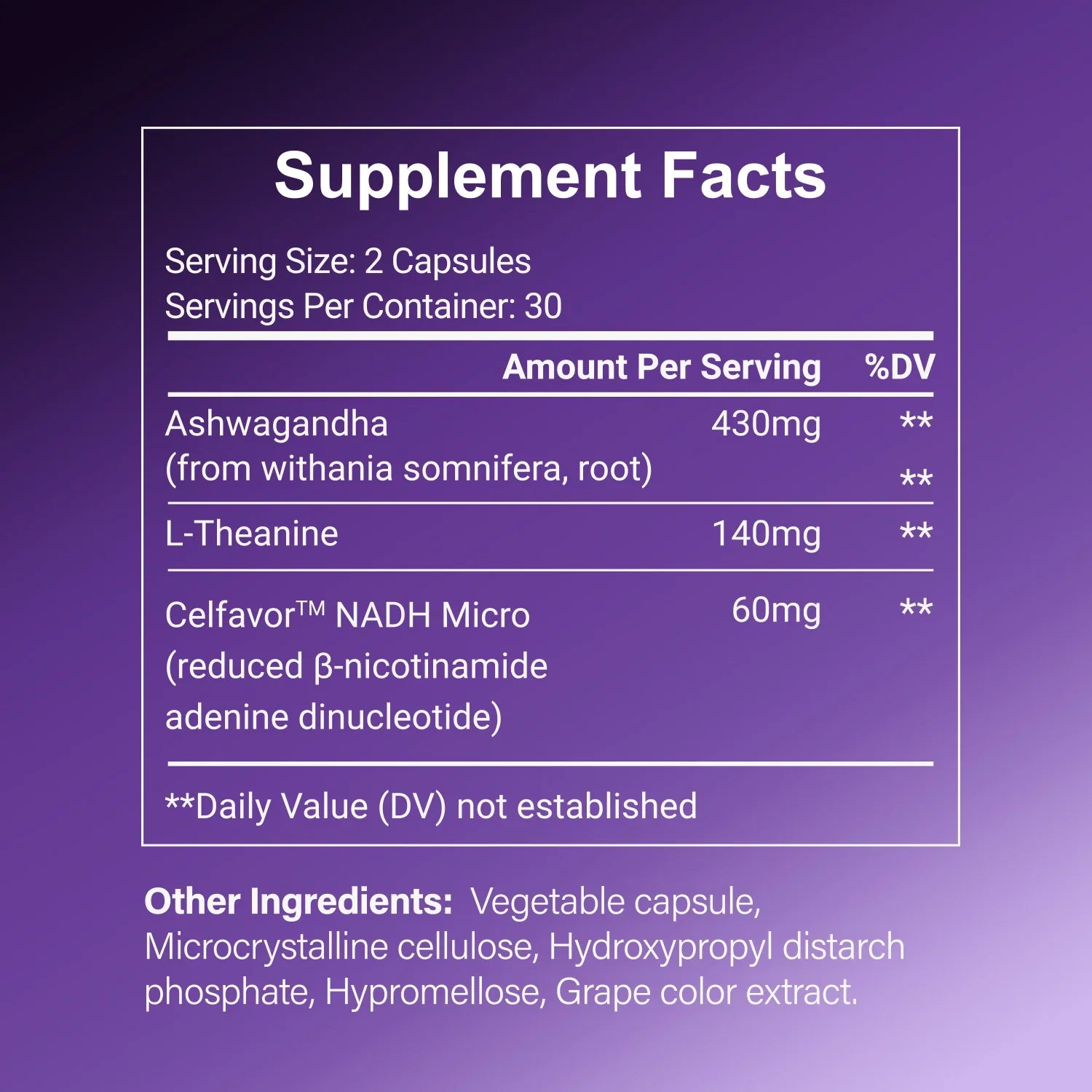 L-theanine+ Ashwagandha